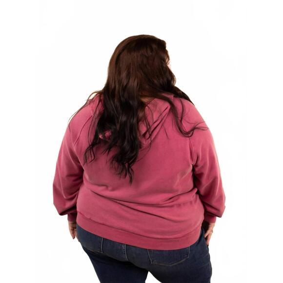 NEW MICHELLE MAE cozy core hoodie in berry - Picture 4 of 4